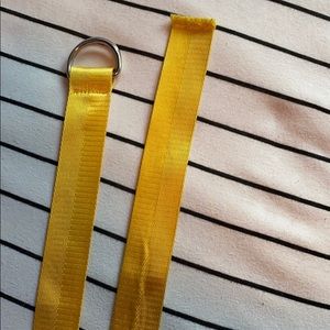 yellow adjustable belt
